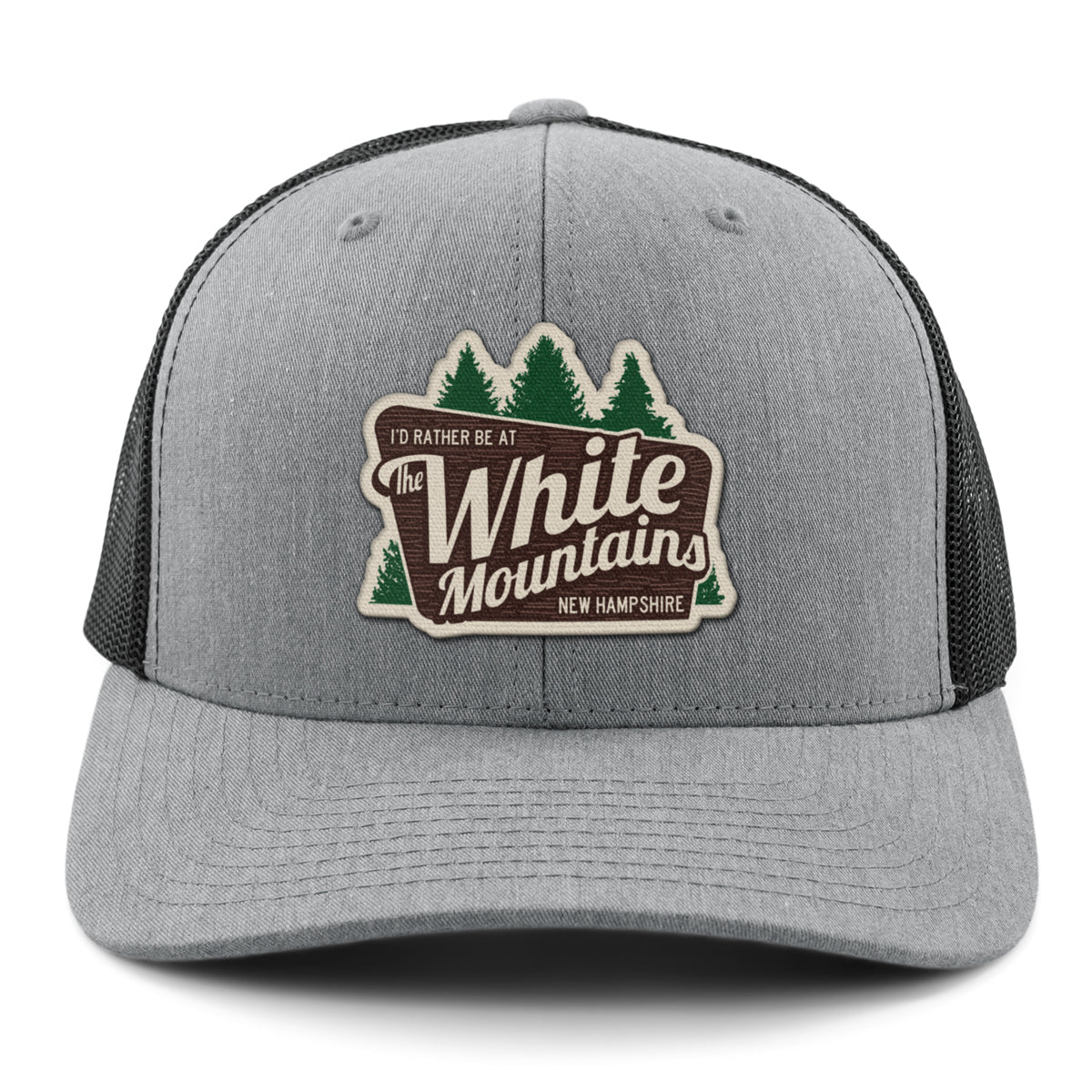 I'd Rather Be At The White Mountains Classic Snapback Trucker - Chowdaheadz