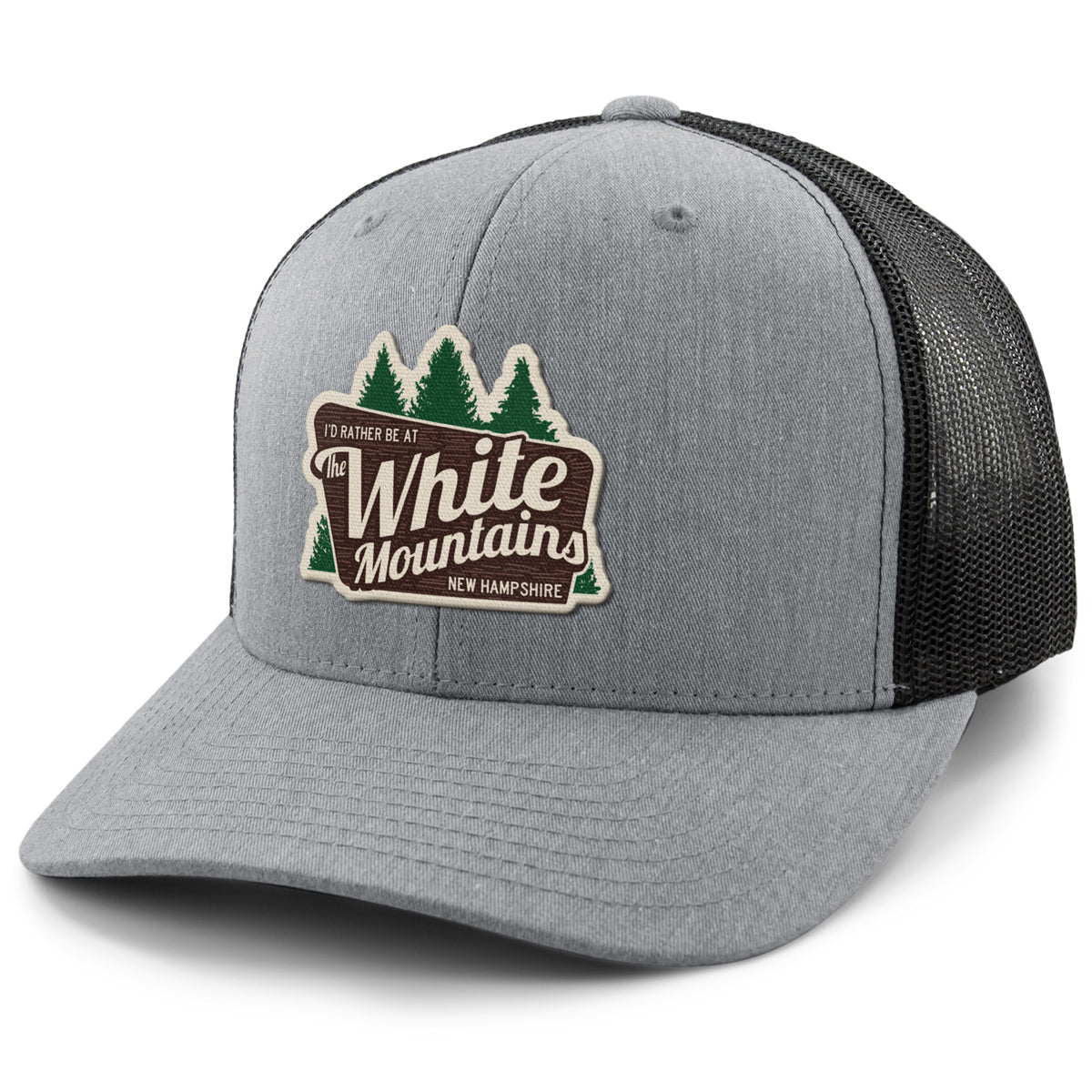 I'd Rather Be At The White Mountains Classic Snapback Trucker - Chowdaheadz