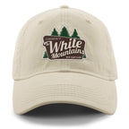 I'd Rather Be At The White Mountains Dad Hat - Chowdaheadz