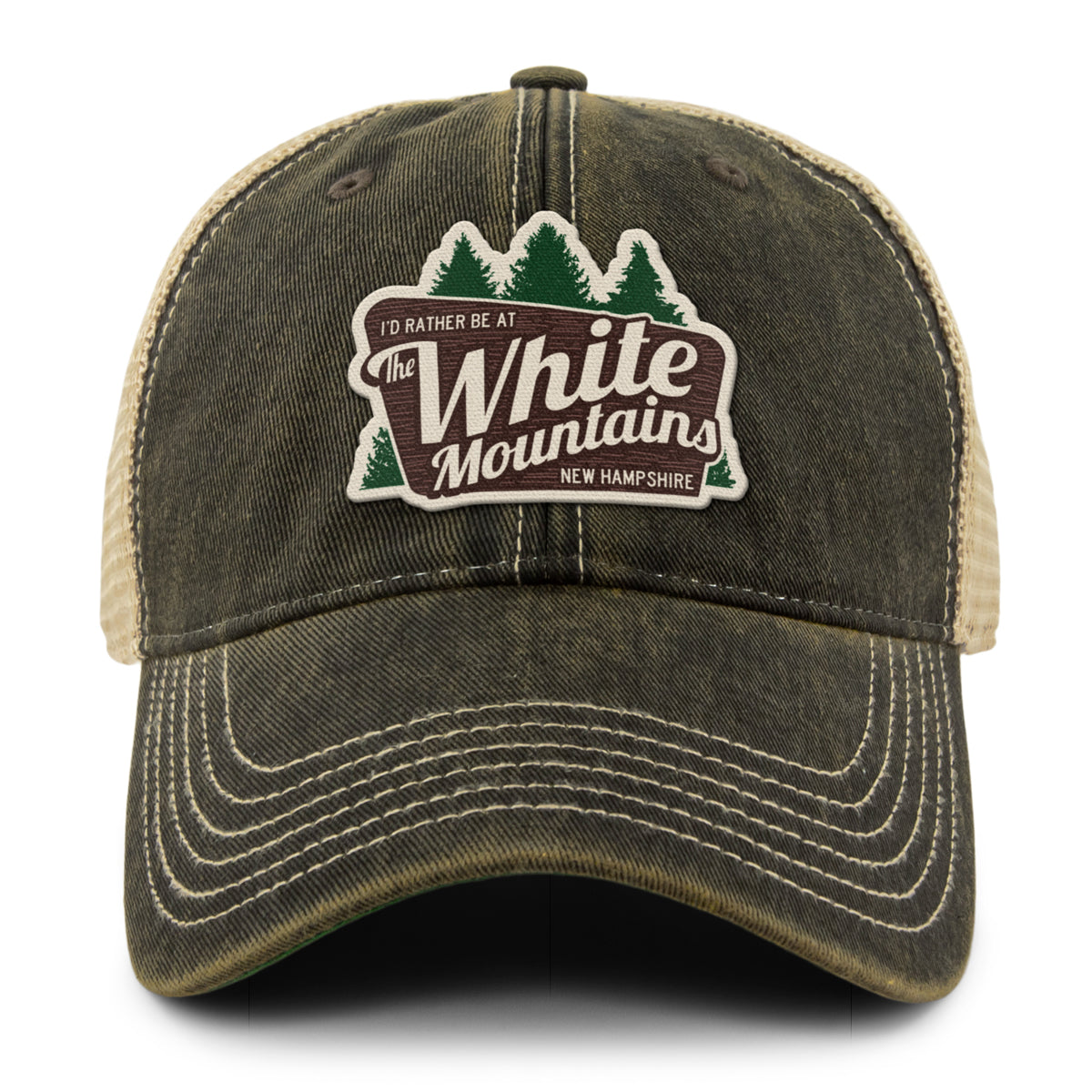 I'd Rather Be At The Mountains Dirty Water Trucker - Chowdaheadz