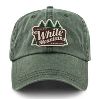 I'd Rather Be At The White Mountains Washed Dad Hat - Chowdaheadz