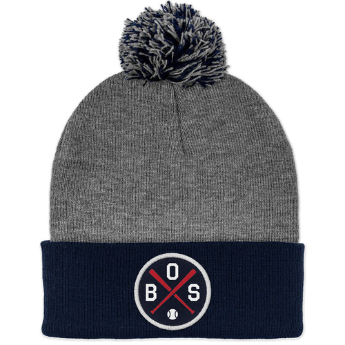 BOS Baseball Twill Patch Two Tone Knit - Chowdaheadz