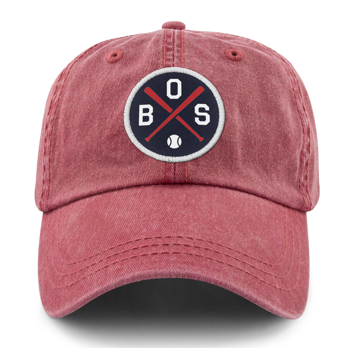 BOS Baseball Washed Dad Hat - Chowdaheadz