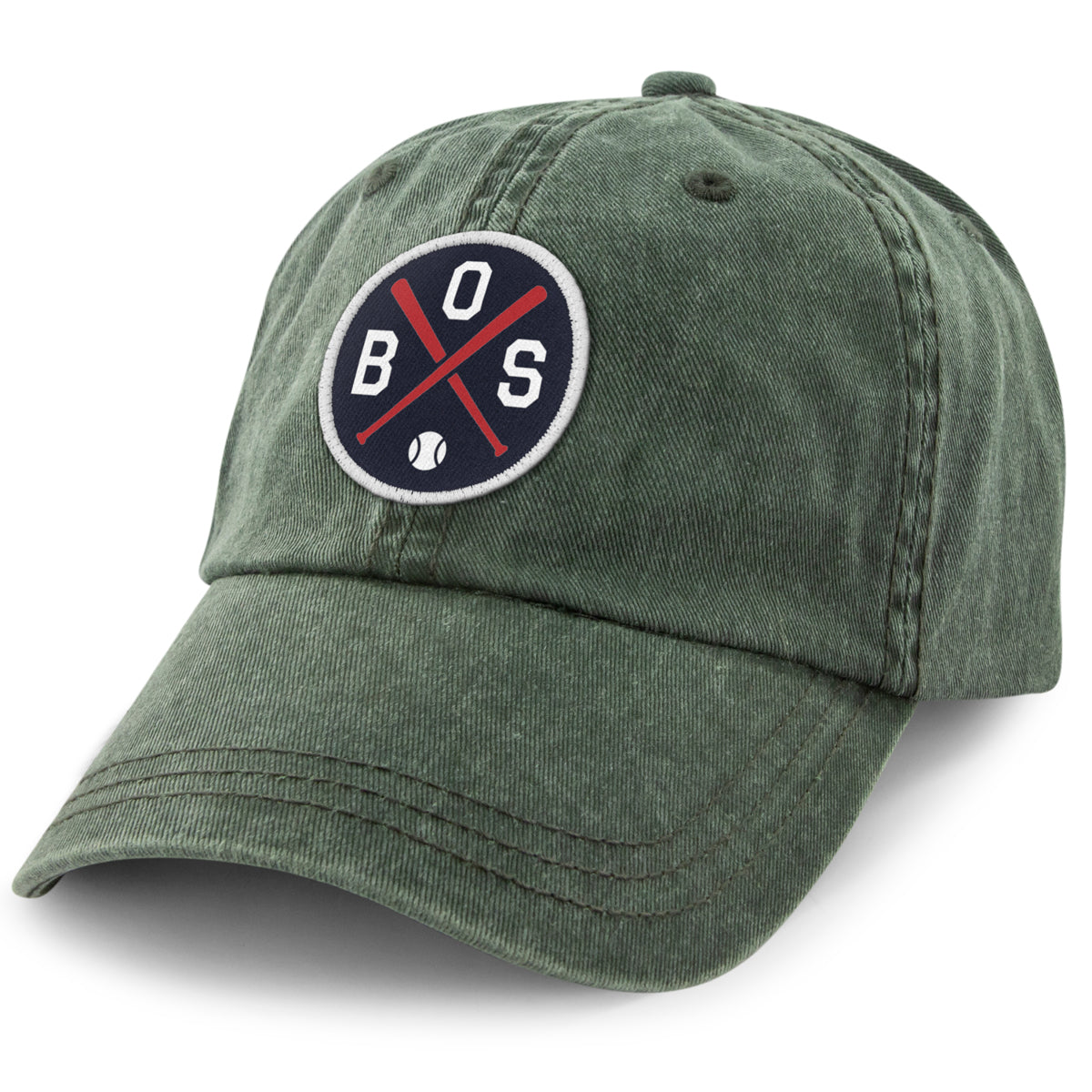 BOS Baseball Washed Dad Hat - Chowdaheadz