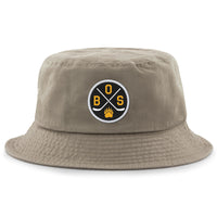 BOS Hockey Emblem Bucket Hat - Chowdaheadz