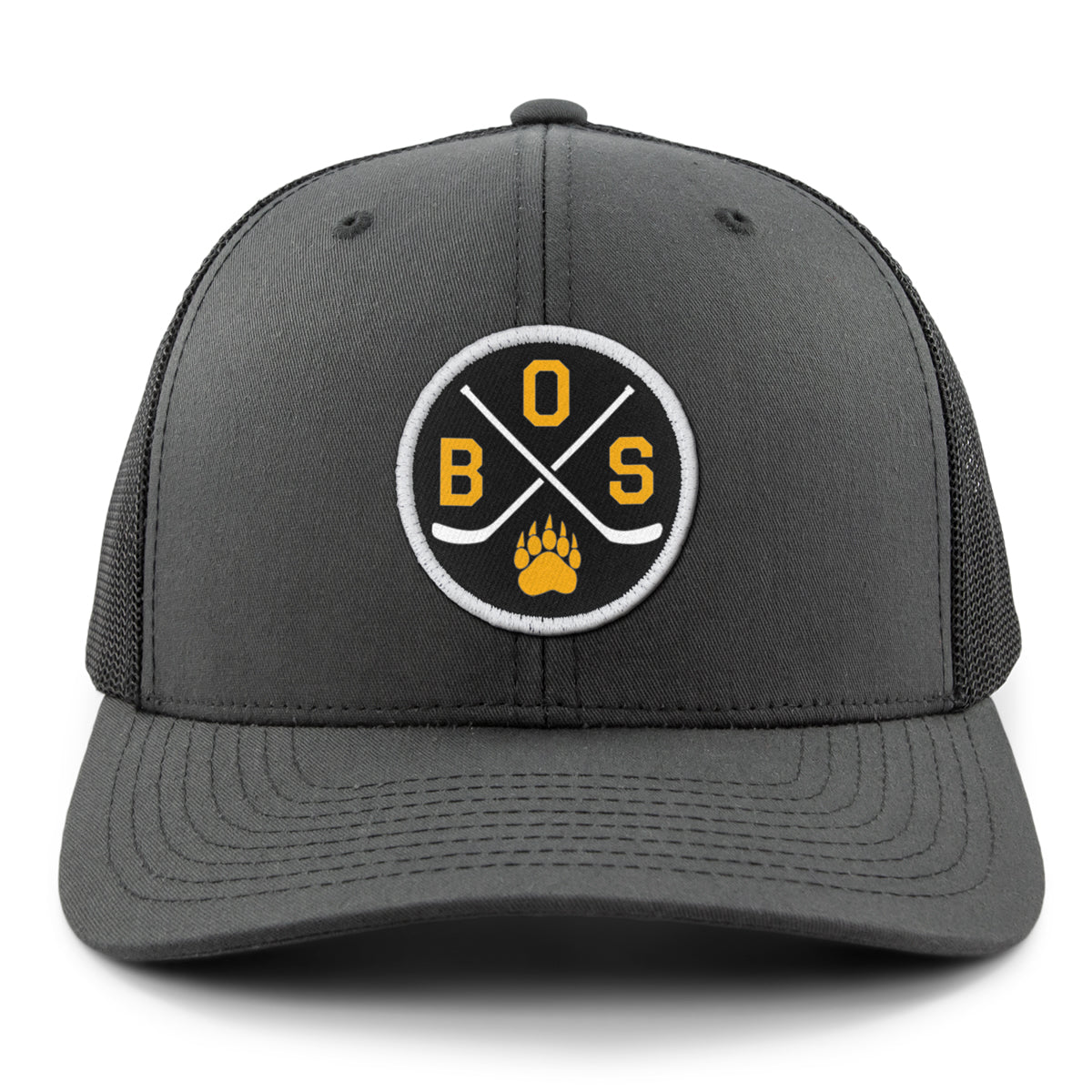 BOS Hockey Emblem Classic Snapback Trucker - Chowdaheadz