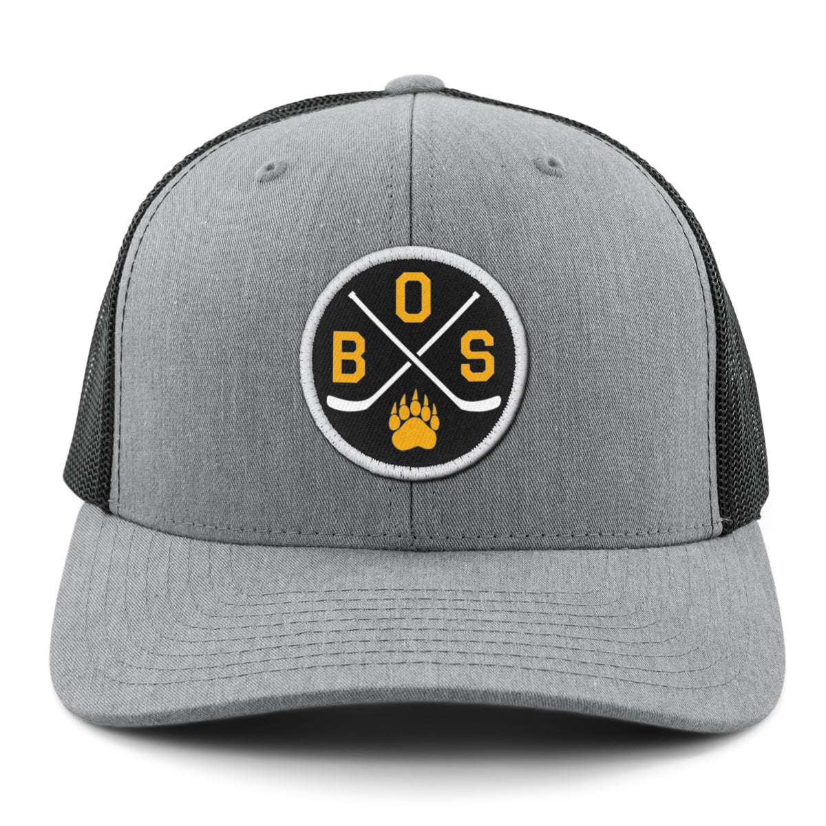 BOS Hockey Emblem Classic Snapback Trucker - Chowdaheadz