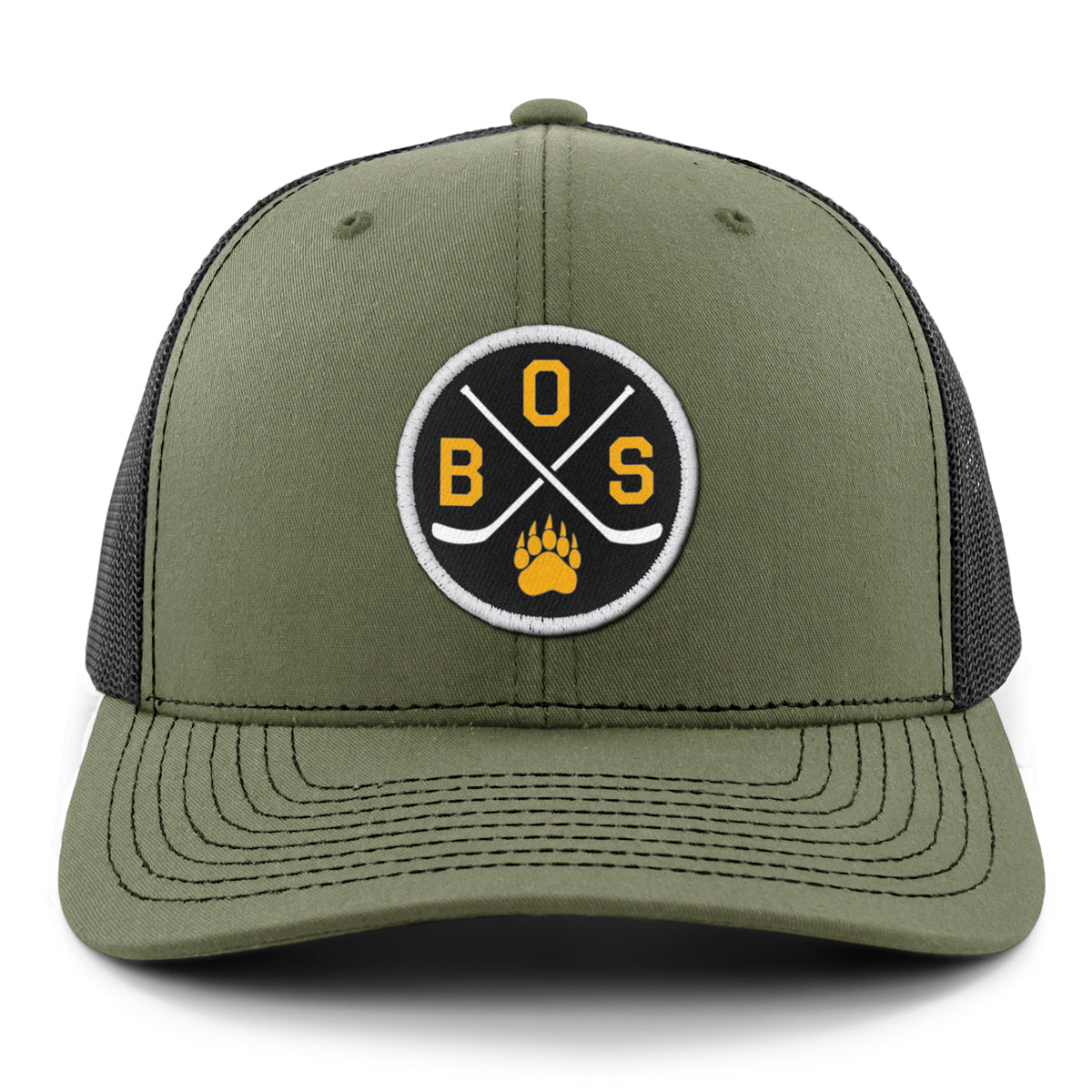 BOS Hockey Emblem Classic Snapback Trucker - Chowdaheadz