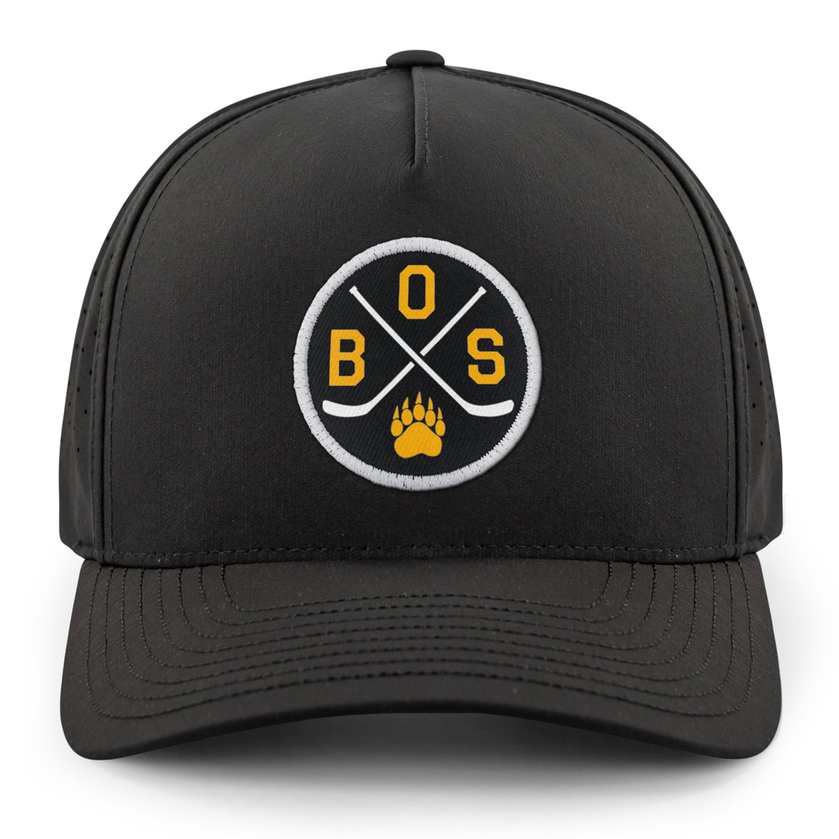 BOS Hockey Circle Emblem Performance Hat - Chowdaheadz
