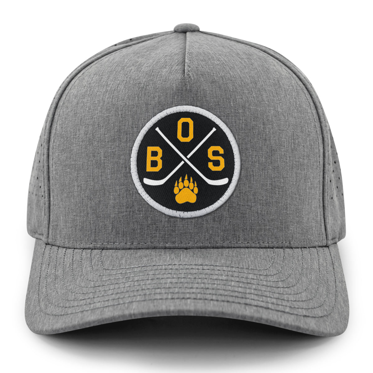BOS Hockey Circle Emblem Performance Hat - Chowdaheadz