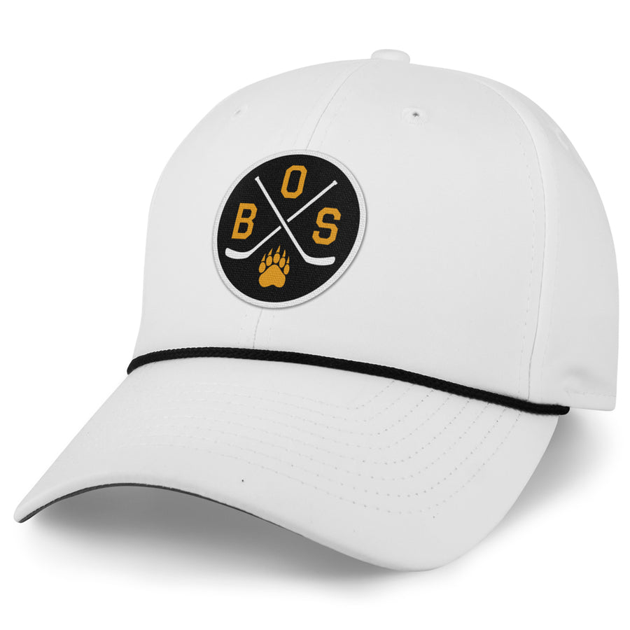 BOS Hockey Emblem Rope Performance Hat - Chowdaheadz