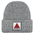 Fenway Sign PVC Patch Chunky Knit Winter Hat - Chowdaheadz