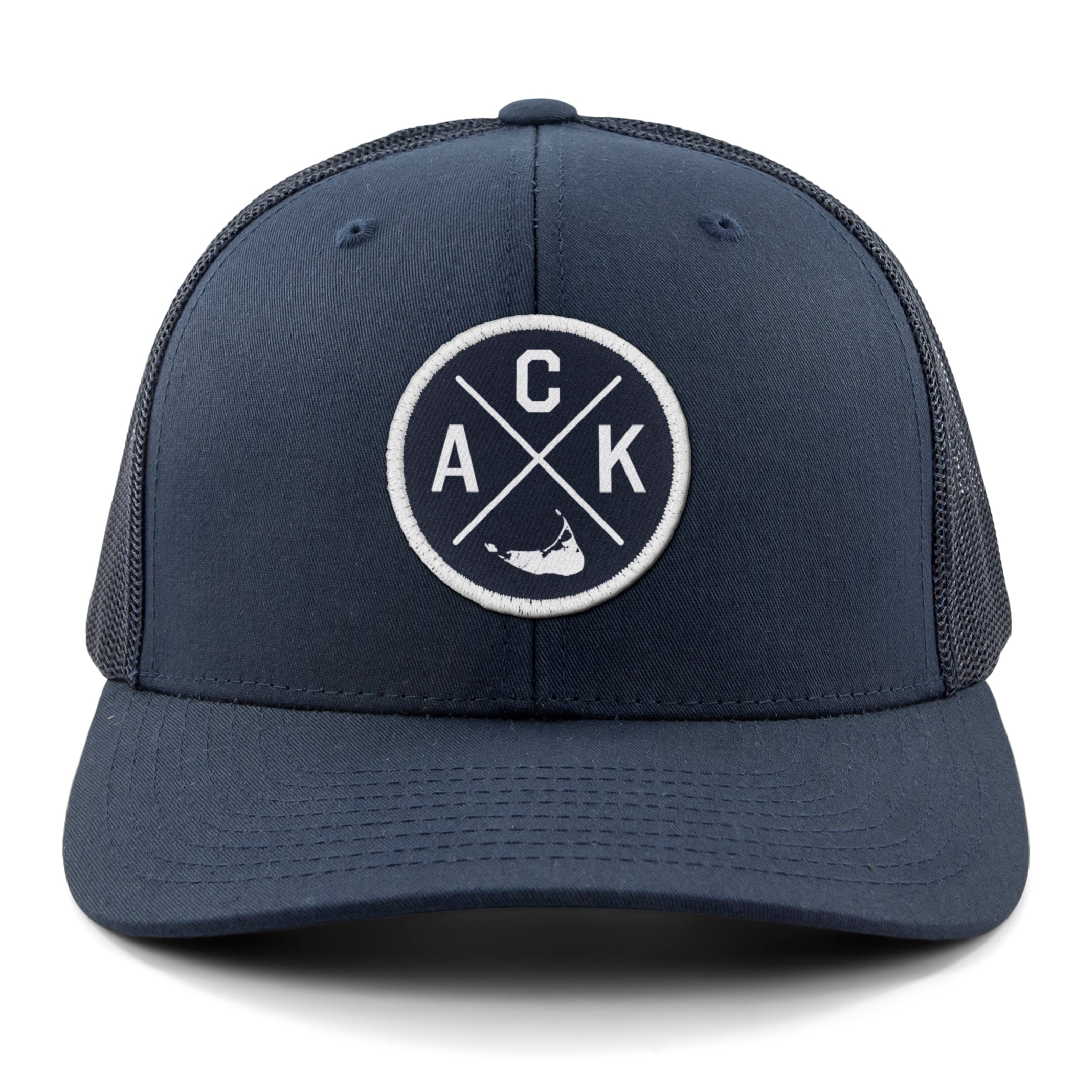 Nantucket ACK Emblem Classic Snapback Trucker - Chowdaheadz