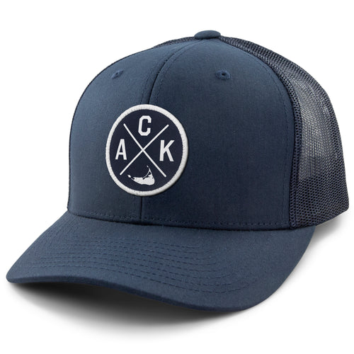 Nantucket ACK Emblem Classic Snapback Trucker - Chowdaheadz