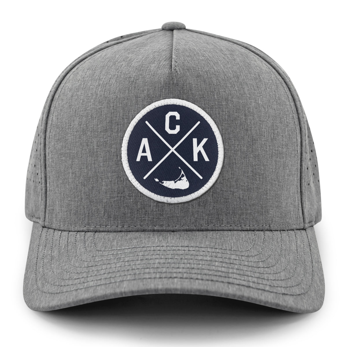 Nantucket ACK Circle Emblem Performance Hat - Chowdaheadz