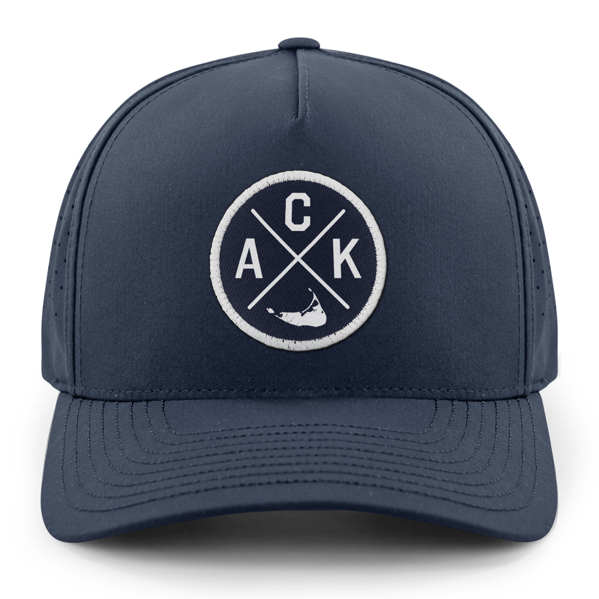 Nantucket ACK Circle Emblem Performance Hat - Chowdaheadz