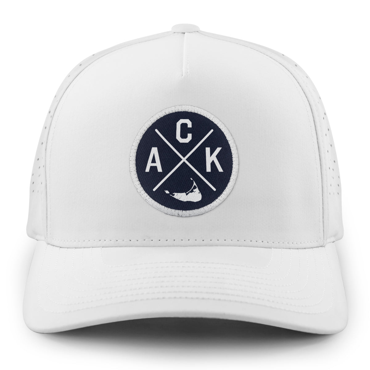 Nantucket ACK Circle Emblem Performance Hat - Chowdaheadz