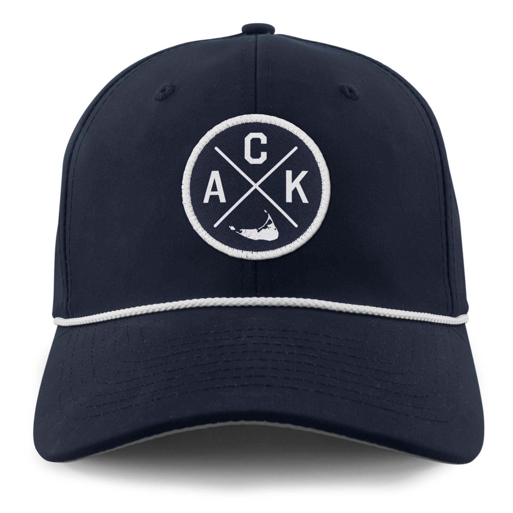 Nantucket ACK Emblem Rope Performance Hat - Chowdaheadz