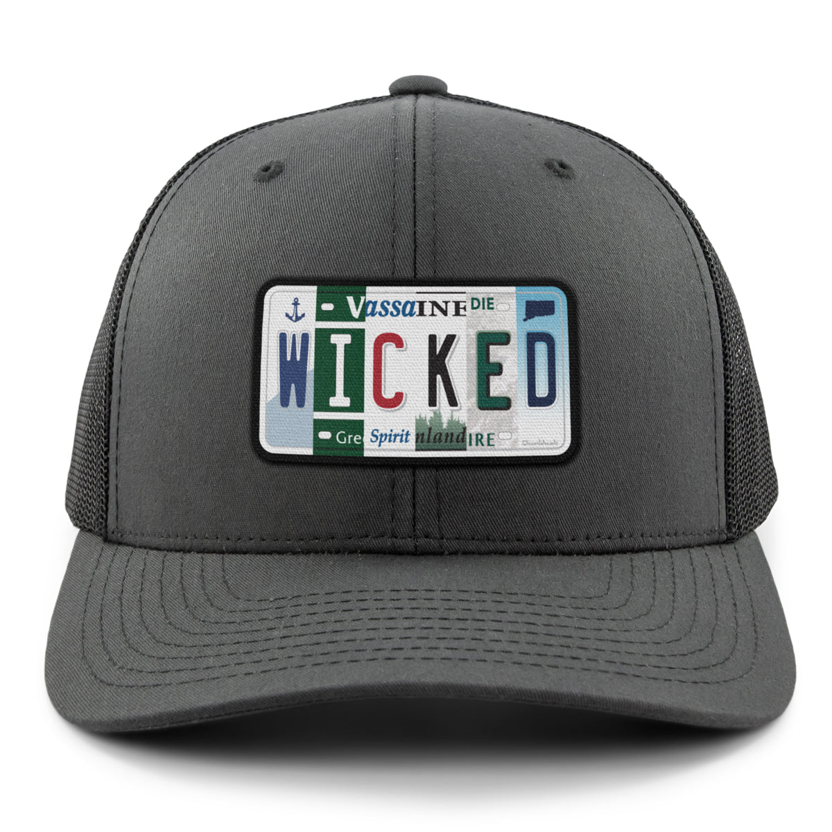 Wicked License Plate Classic Snapback Trucker - Chowdaheadz