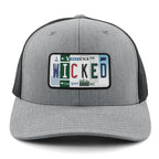 Wicked License Plate Classic Snapback Trucker - Chowdaheadz
