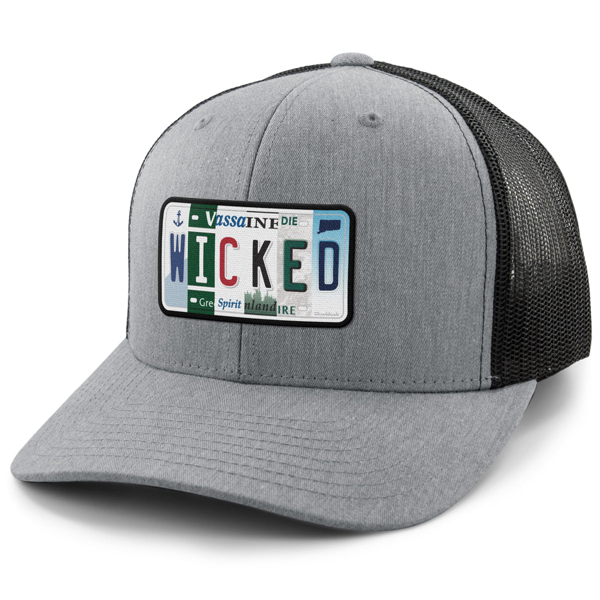Wicked License Plate Classic Snapback Trucker - Chowdaheadz