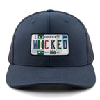 Wicked License Plate Classic Snapback Trucker - Chowdaheadz