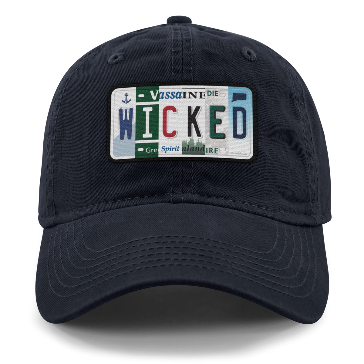 Wicked License Plate Dad Hat - Chowdaheadz