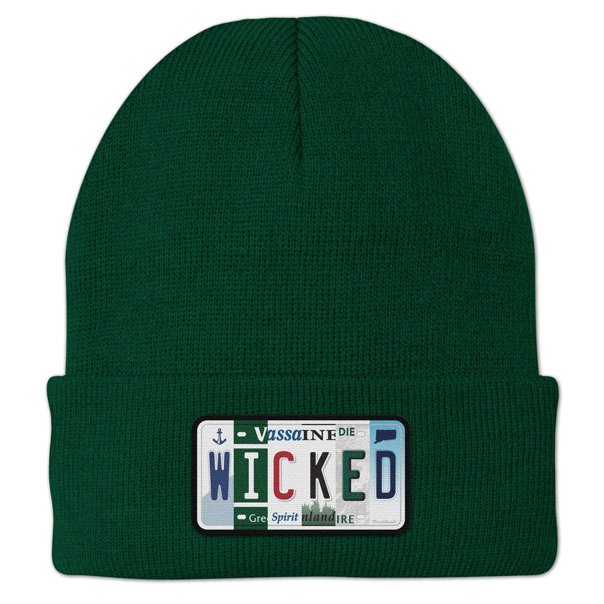 Wicked License Plate Cuff Knit - Chowdaheadz