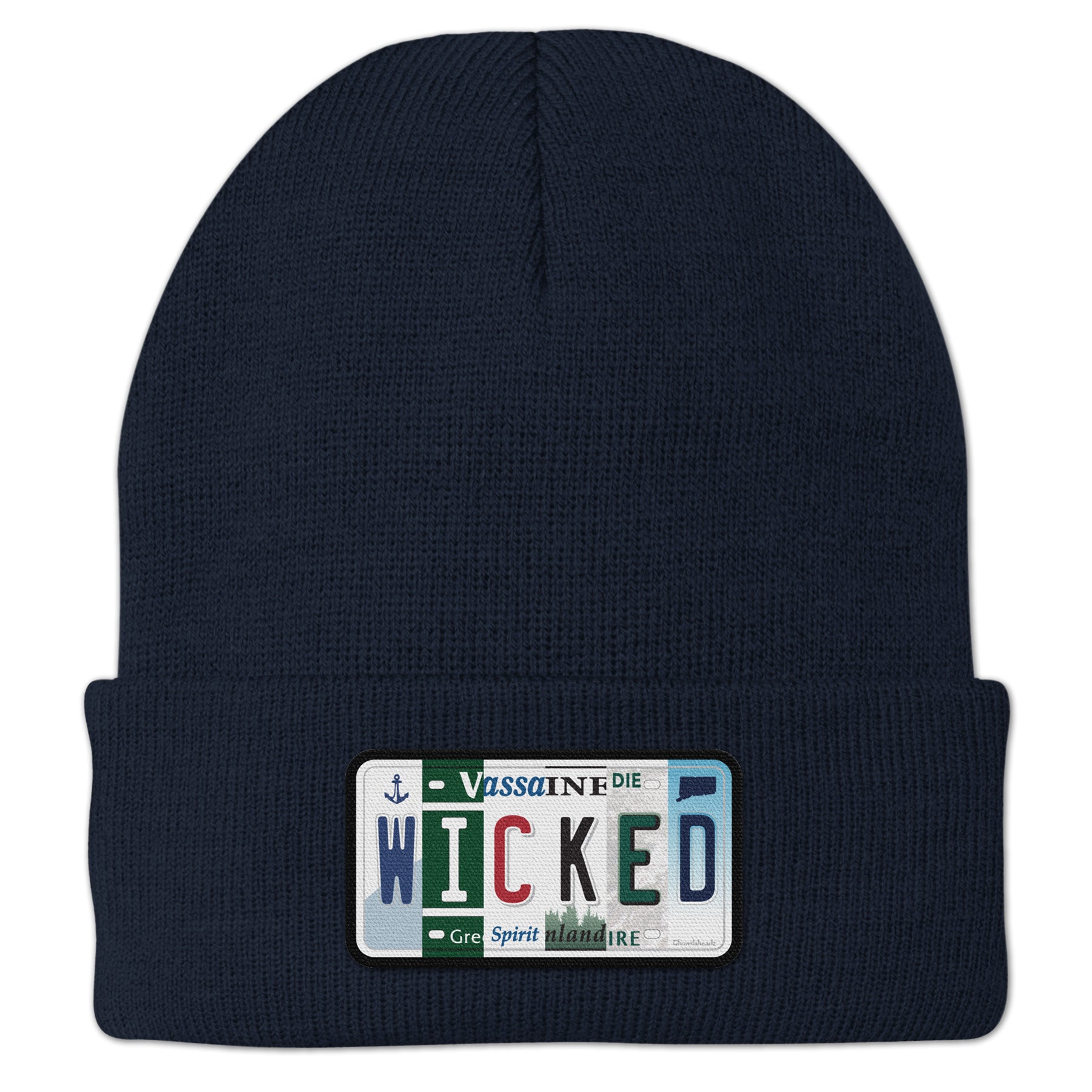 Wicked License Plate Cuff Knit - Chowdaheadz