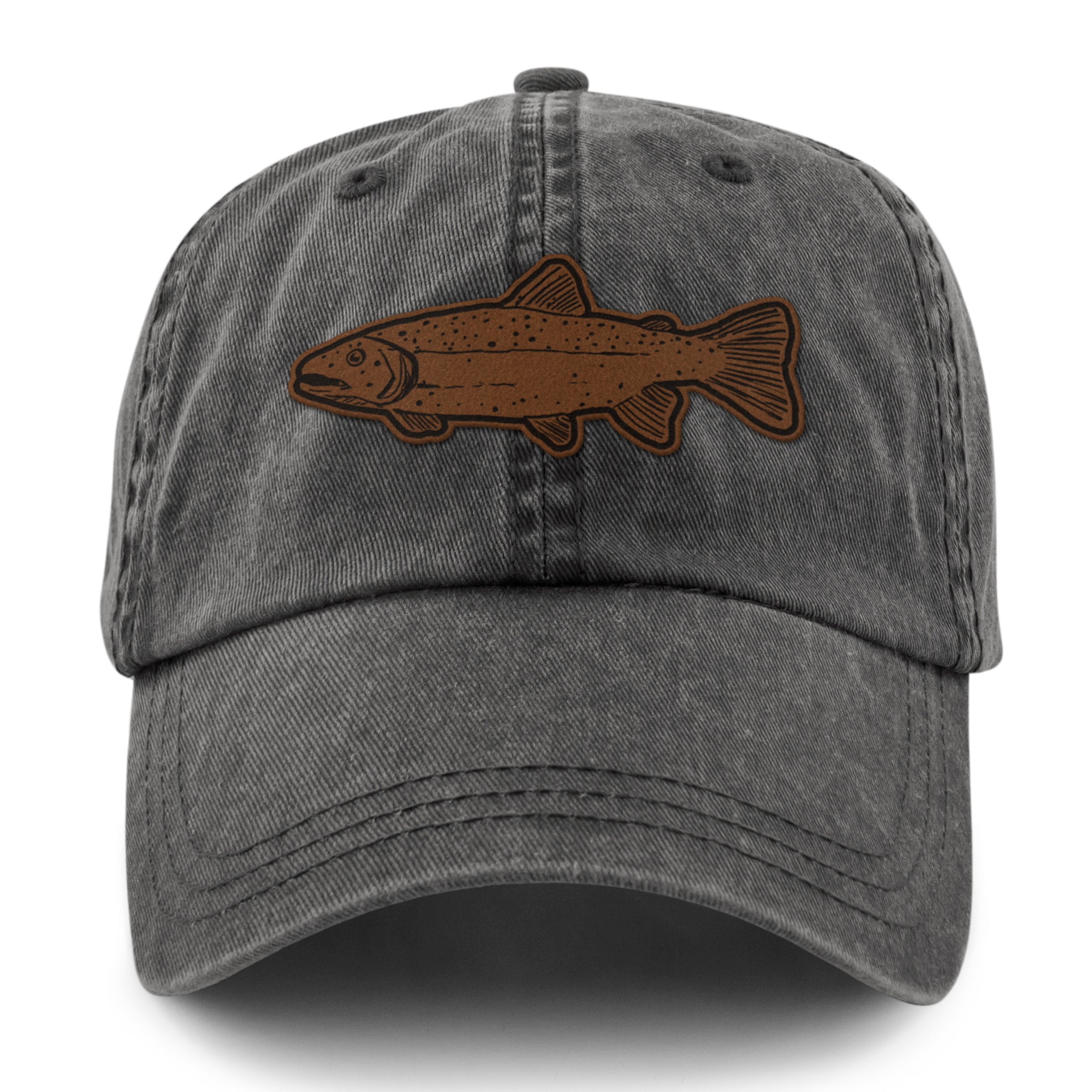 Rainbow Trout Washed Dad Hat - Chowdaheadz