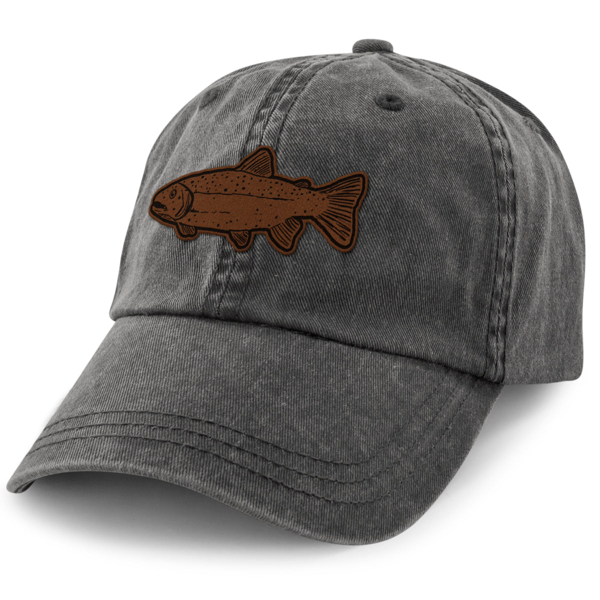 Rainbow Trout Washed Dad Hat - Chowdaheadz