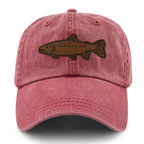 Rainbow Trout Washed Dad Hat - Chowdaheadz