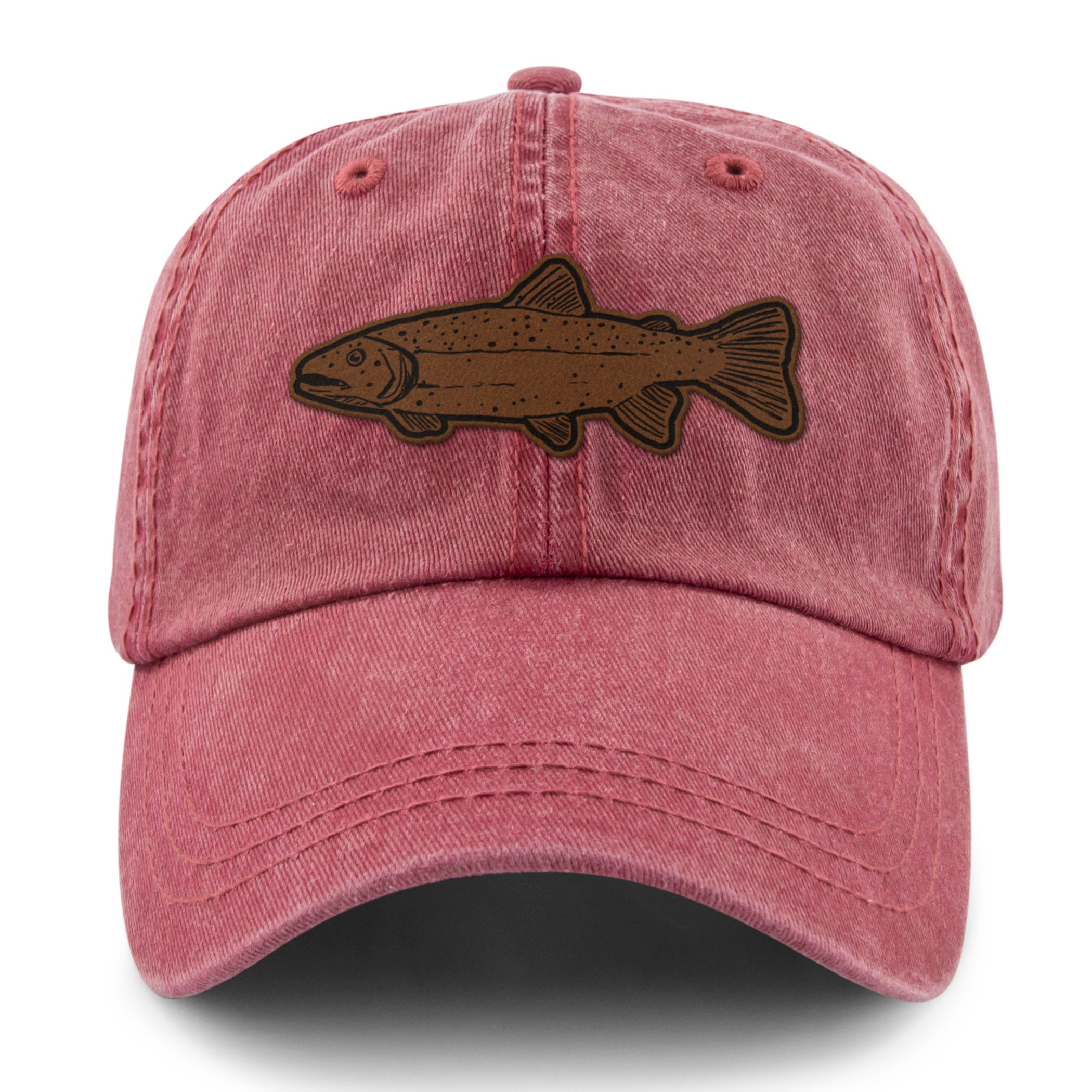 Rainbow Trout Washed Dad Hat - Chowdaheadz