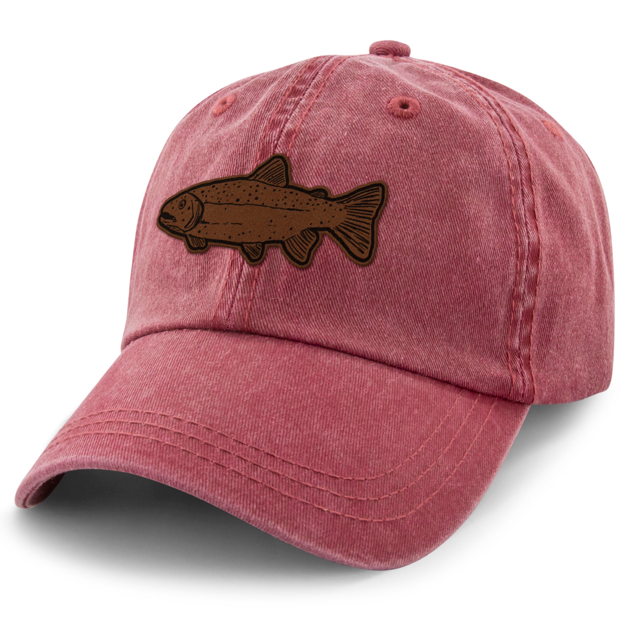 Rainbow Trout Washed Dad Hat - Chowdaheadz