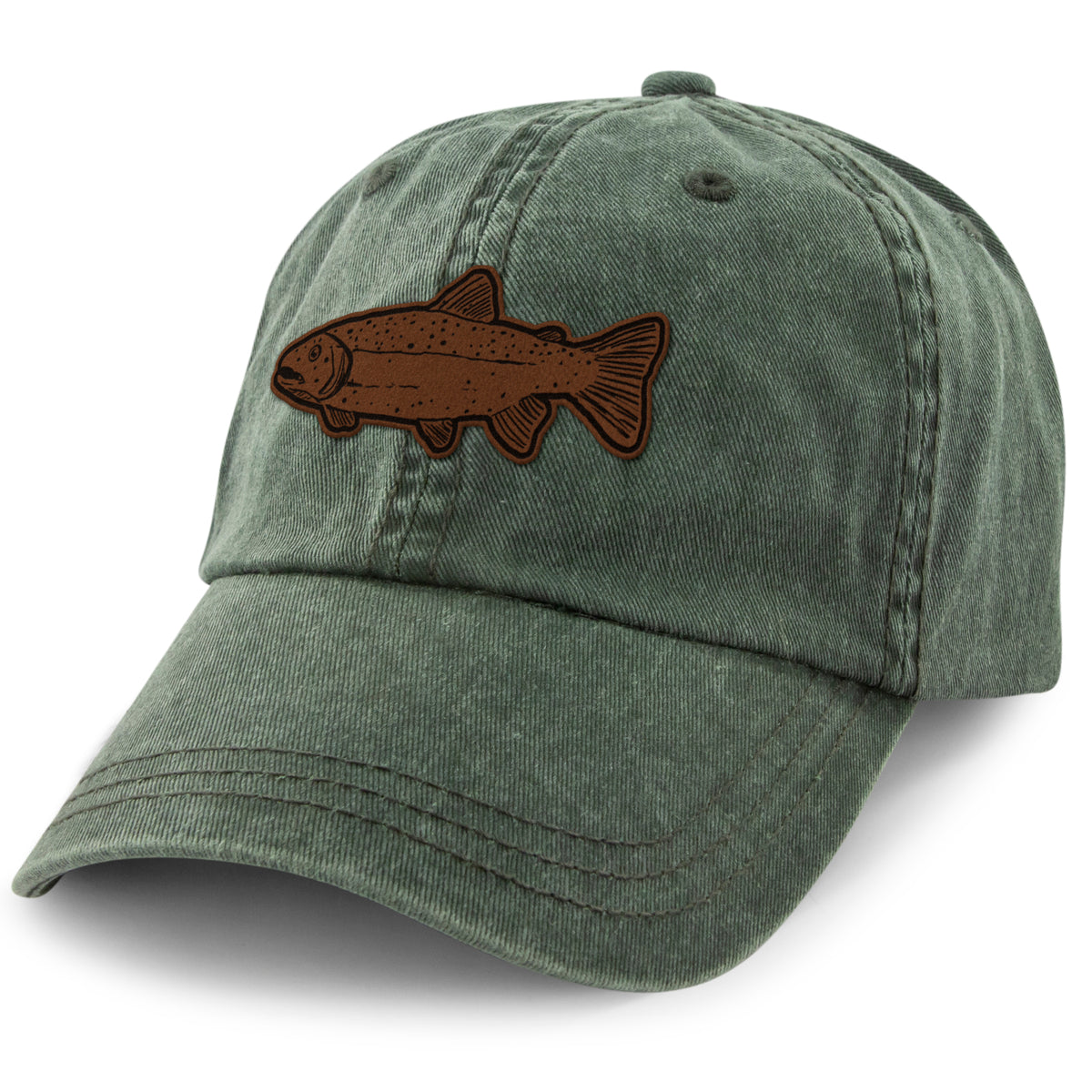 Rainbow Trout Washed Dad Hat - Chowdaheadz
