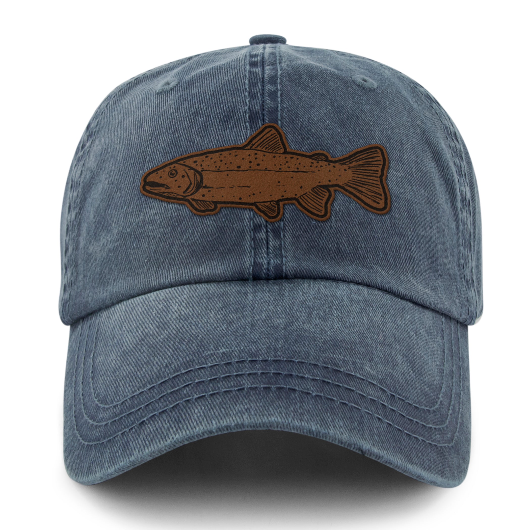 Rainbow Trout Washed Dad Hat - Chowdaheadz
