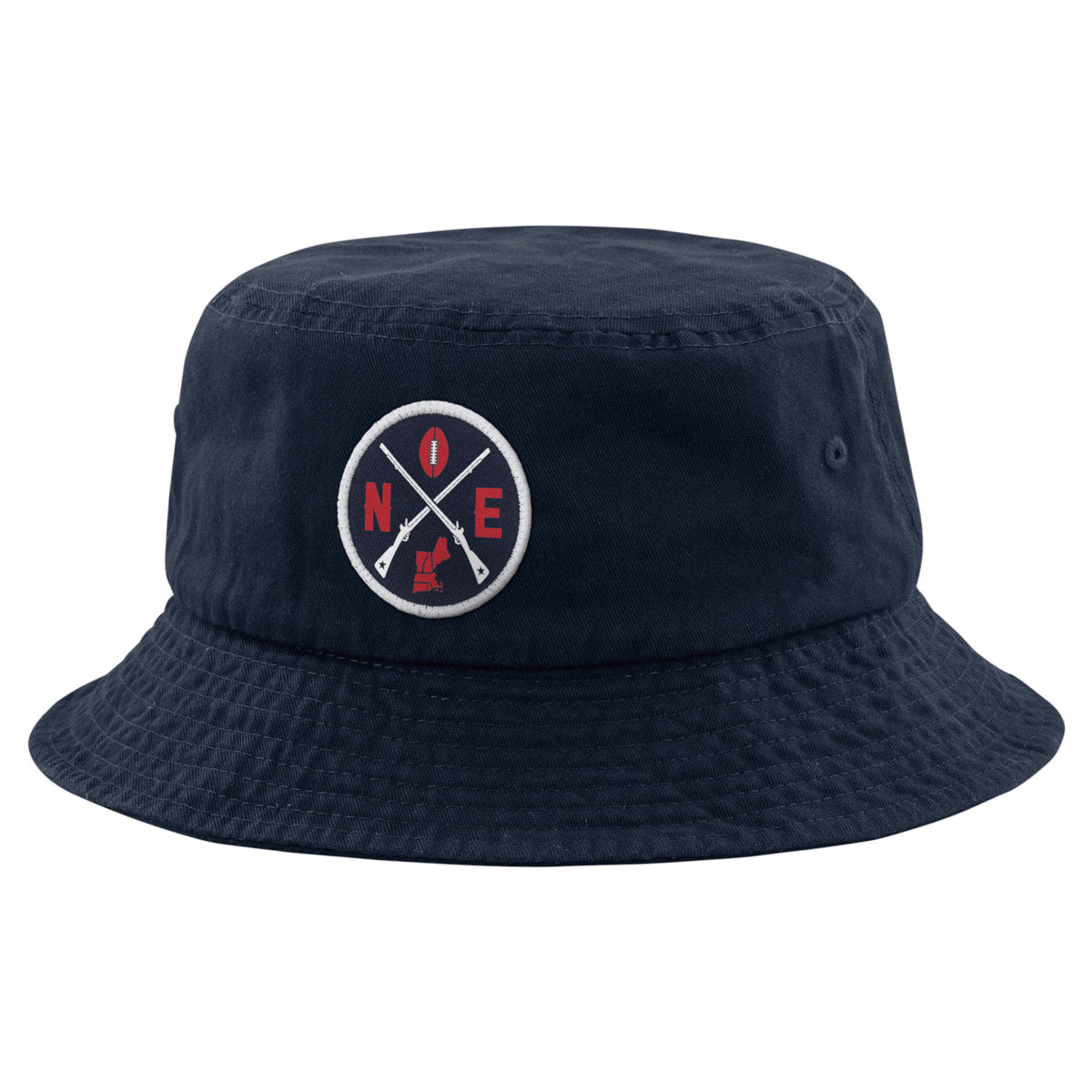 New England Football Emblem Bucket Hat - Chowdaheadz