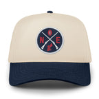 New England Circle Emblem Patch Retro Snapback Hat