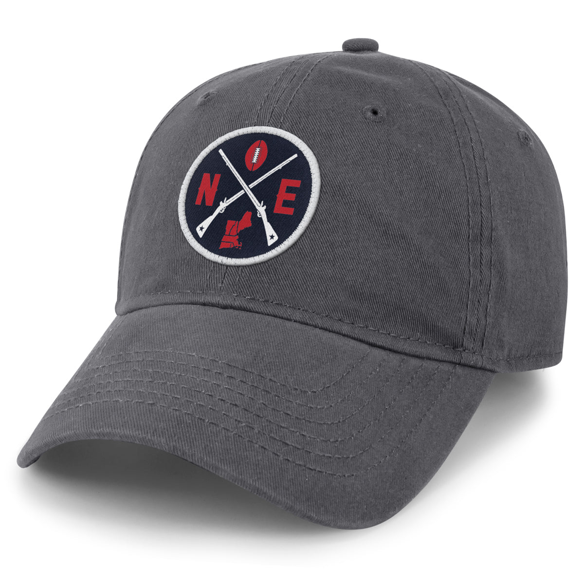 New England Football Emblem Dad Hat - Chowdaheadz