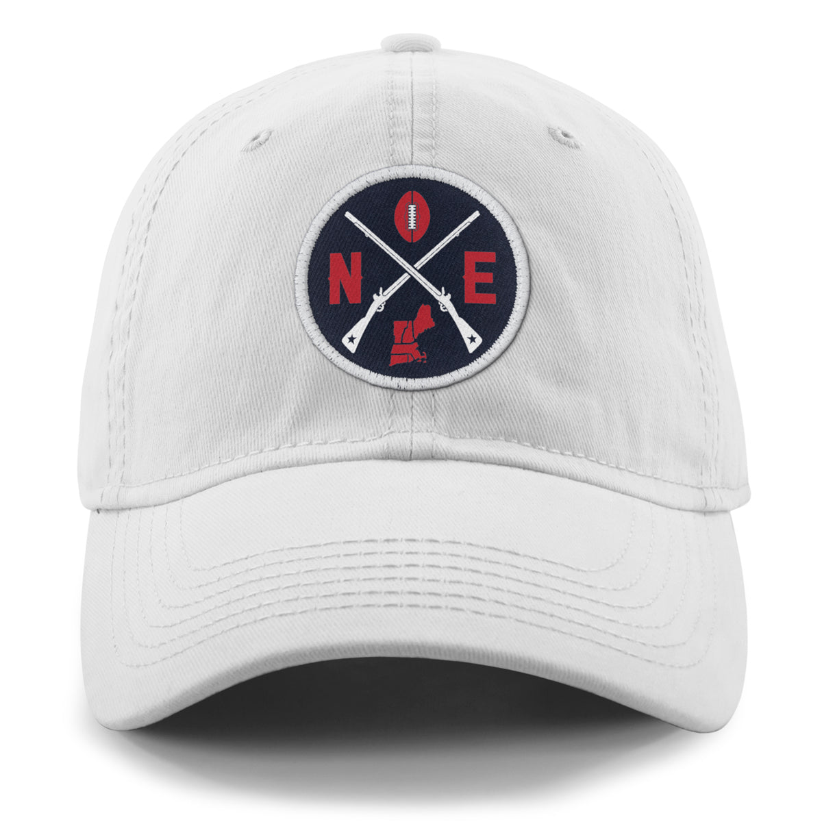 New England Football Emblem Dad Hat - Chowdaheadz