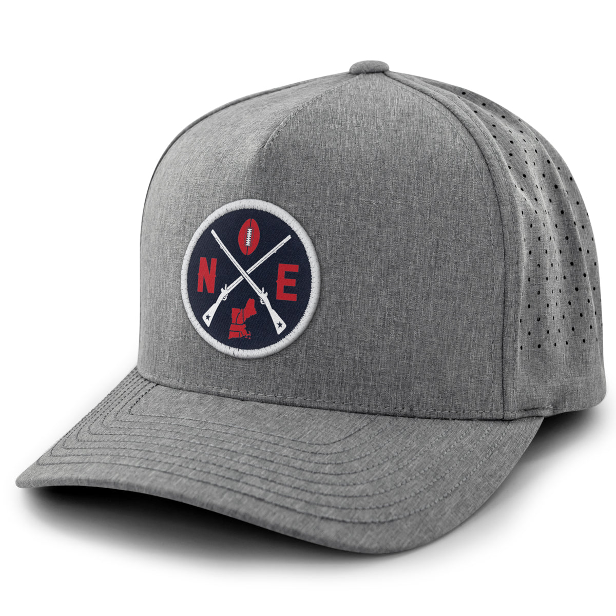 New England Circle Football Emblem Performance Hat