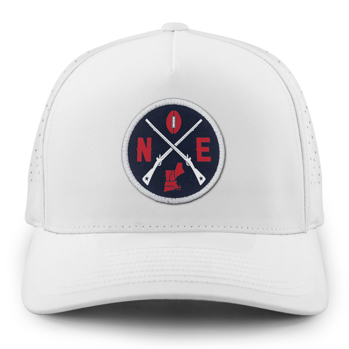 New England Circle Football Emblem Performance Hat – Chowdaheadz