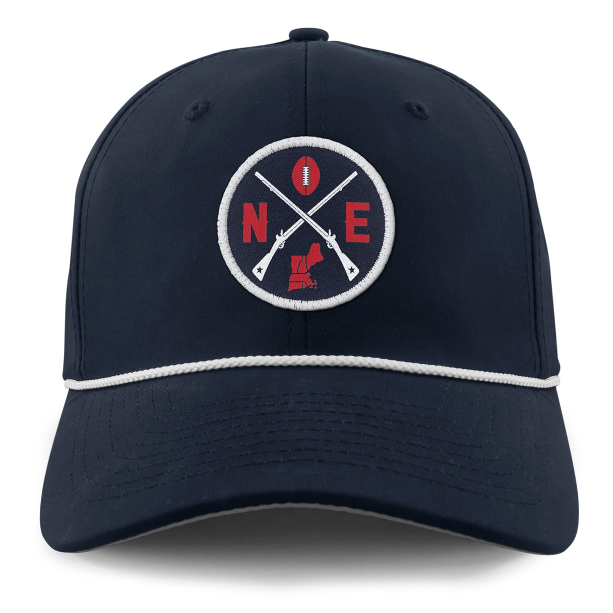 New England Football Emblem Rope Performance Hat - Chowdaheadz