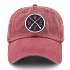 New England Football Emblem Washed Dad Hat - Chowdaheadz