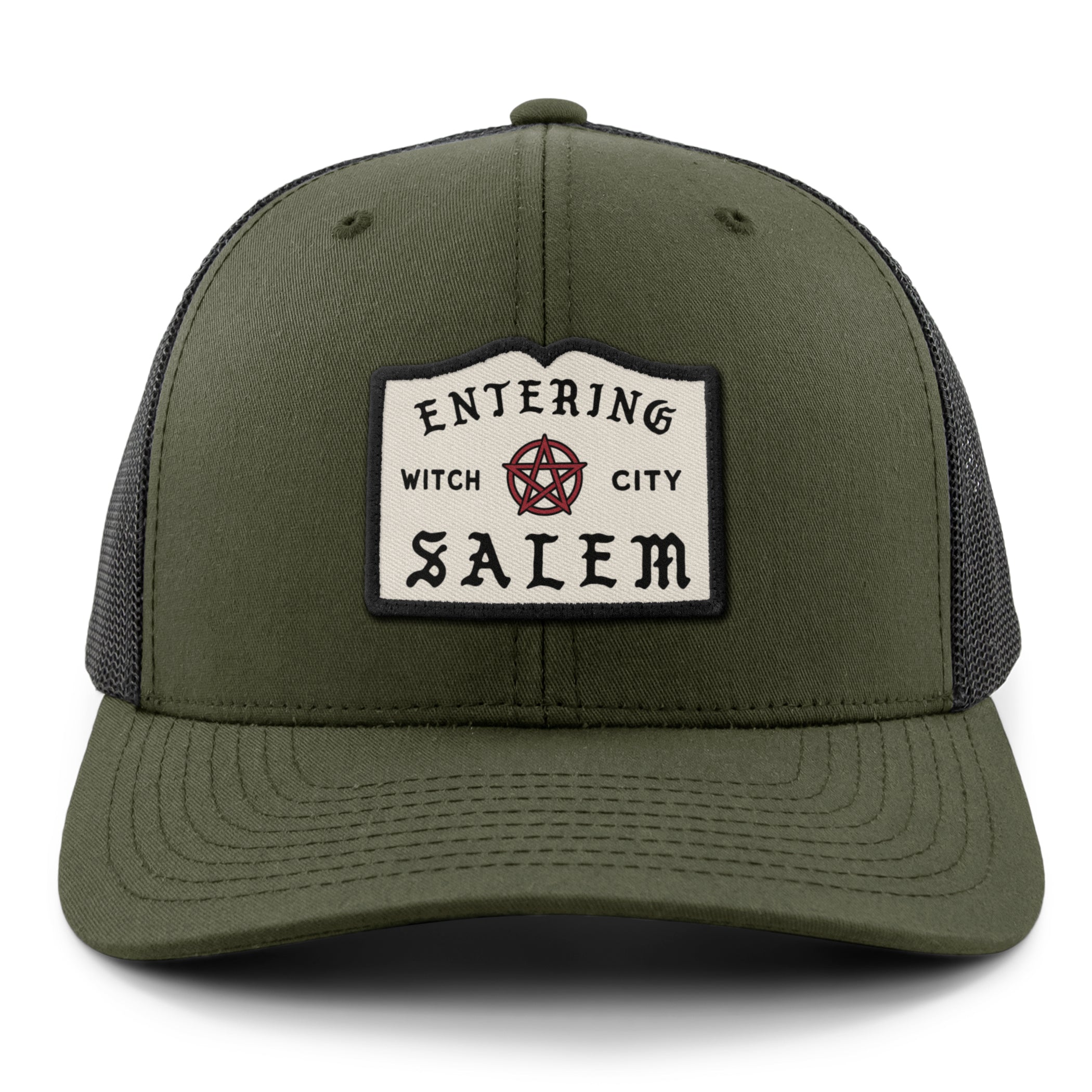 Entering Salem Classic Snapback Trucker - Chowdaheadz