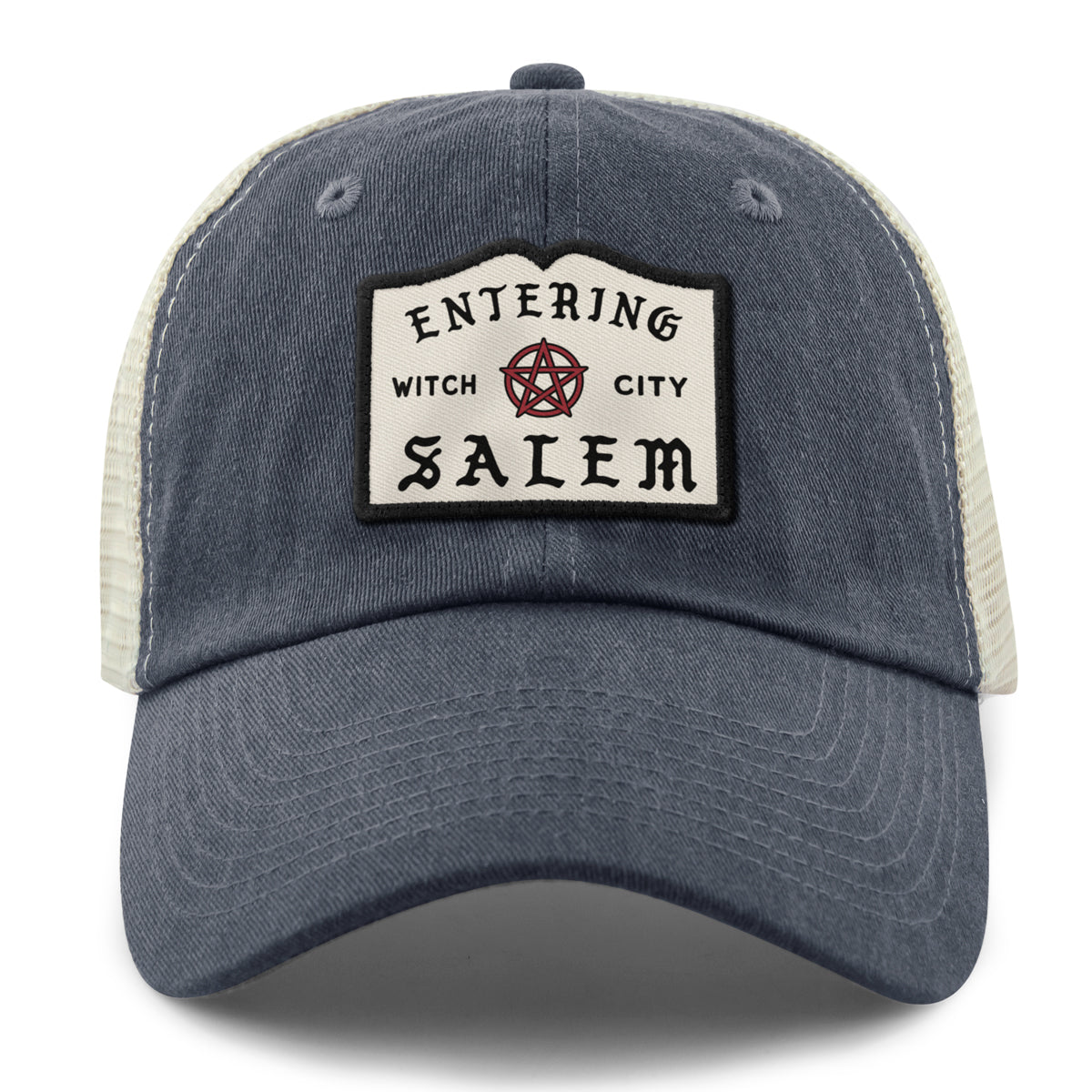 Entering Salem Relaxed Trucker - Chowdaheadz