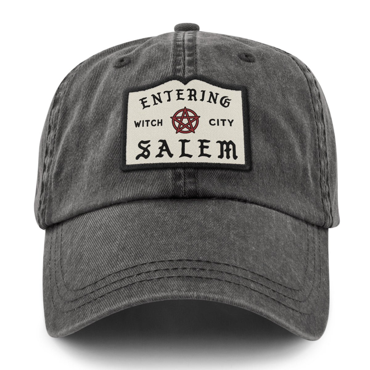 Entering Salem Washed Dad Hat - Chowdaheadz