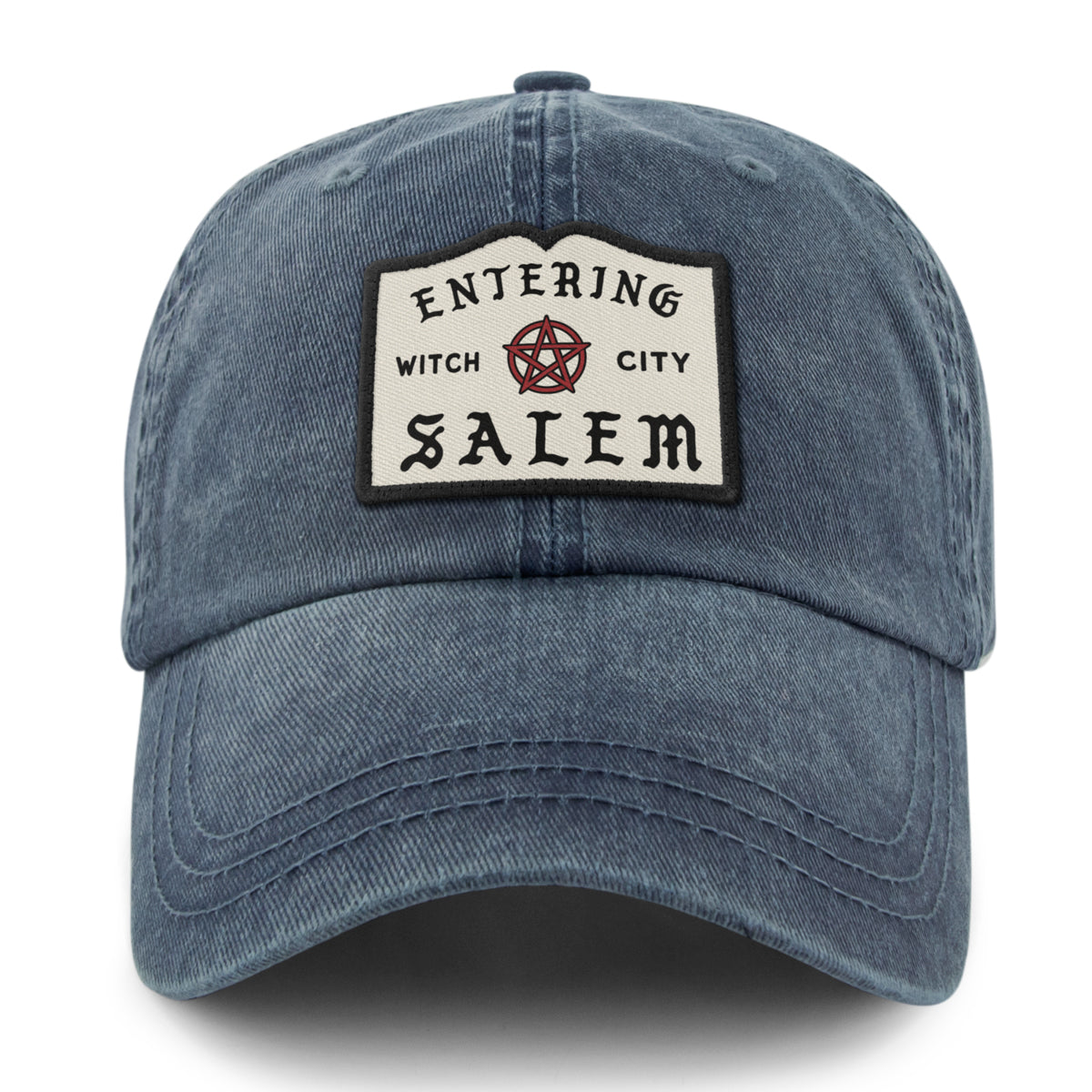 Entering Salem Washed Dad Hat - Chowdaheadz