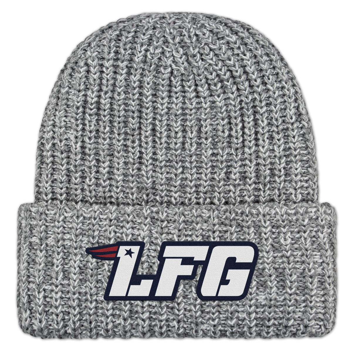 LFG New England Chunky Knit Winter Hat