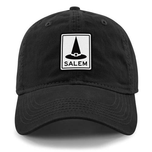 Salem Witch Sign Dad Hat - Chowdaheadz